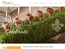 Tablet Screenshot of fdlcatering.net